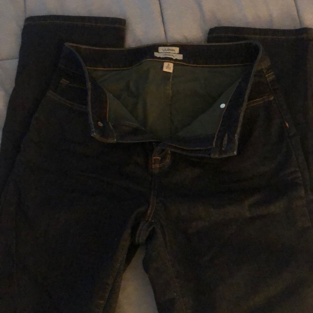 Flannel lined LLBean Jeans